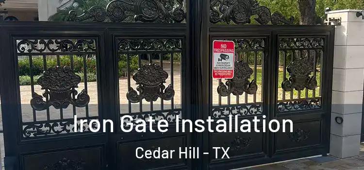  Iron Gate Installation Cedar Hill - TX